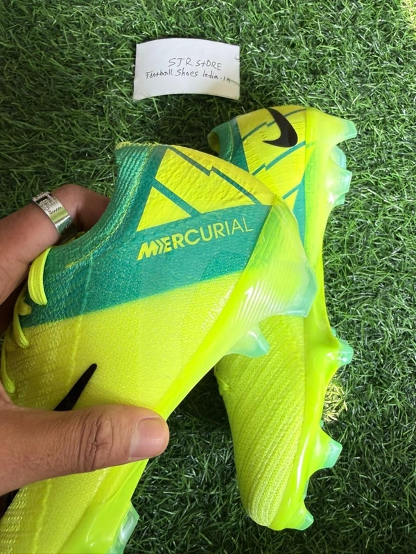 Mercurial Vapor 16 Elite Green Low-top FG With Lace - 7.5