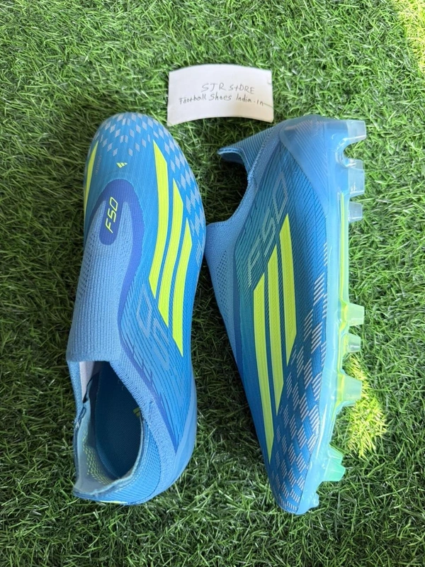 F50 Elite Blue Colour Low-top FG Without Lace - 6