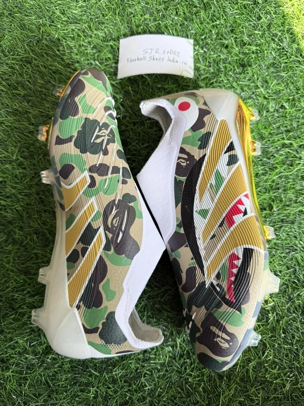 Predator Elite X BAPE Edition Low-top FG Without Lace - 7.5
