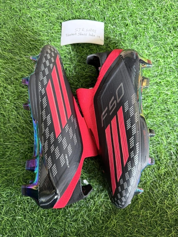 F50 Plus Black Red Colour Low-top FG Without Lace - 10.5