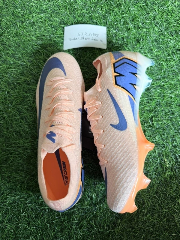 Mercurial Vapor 16 Elite Peach Orange Colour Low-top FG With Lace - 7.5