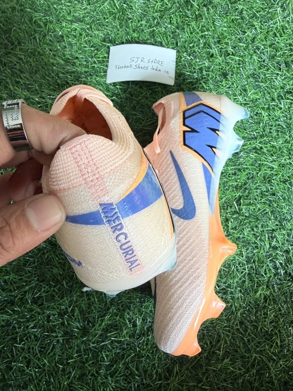 Mercurial Vapor 16 Elite Peach Orange Colour Low-top FG With Lace - 7.5