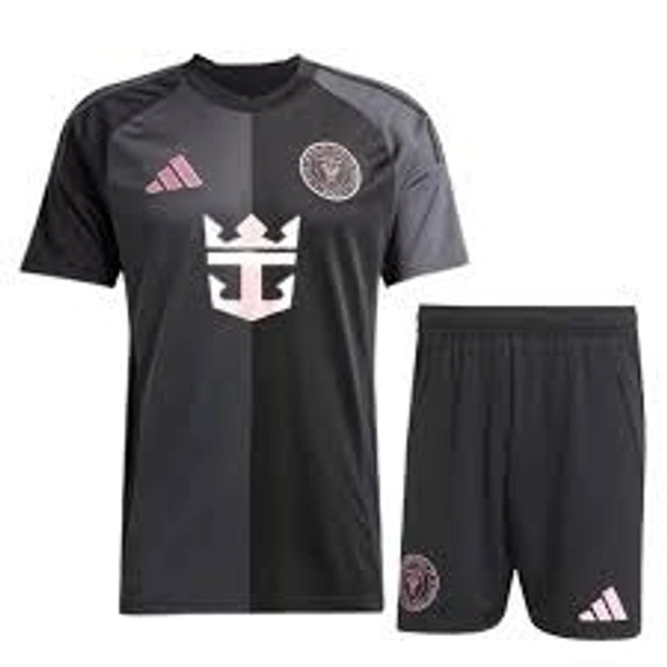 Inter Miami 25/26 Away Black Fan Edition With Short - XL