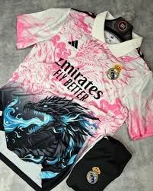 Madrid 25/26 Pink Dragon Kit Fan Edition With Short - M