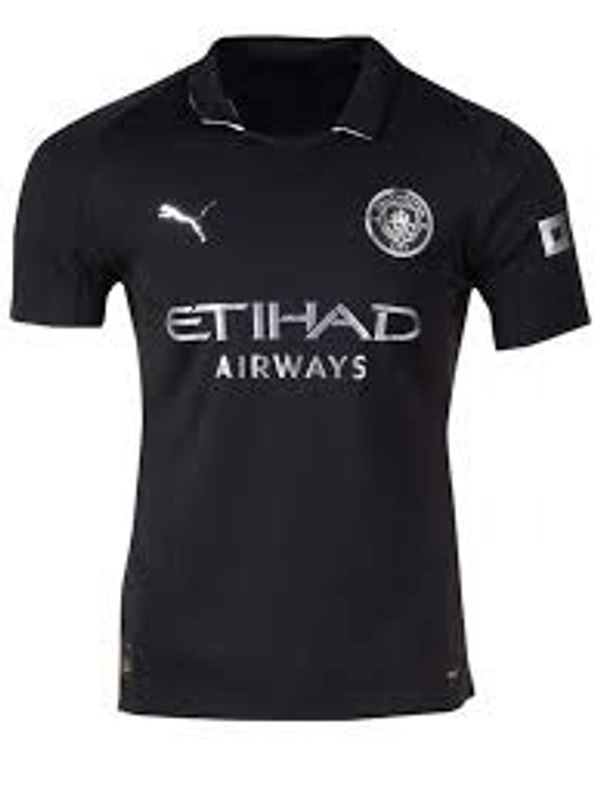 Manchester City 25/26 3rd Kit Black Player Edition Half Sleeve - XXL
