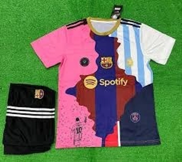 Messi Tribute Combo Jersey Fan Edition With Short - M