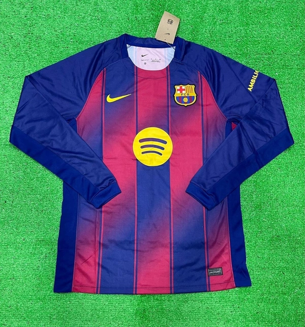 FC Barcelona 25/26 Home Kit Fan Edition Full Sleeve With Short - M
