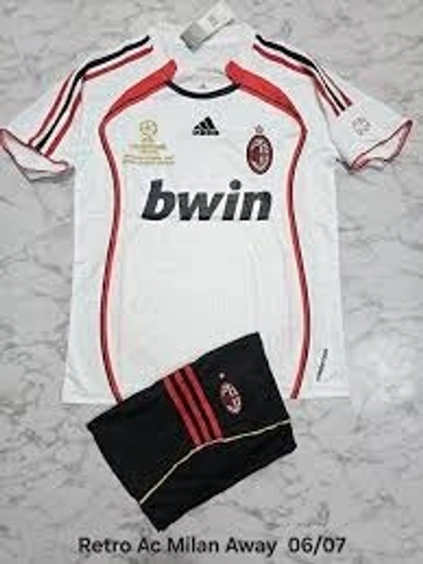 Retro AC Milan 2006-07 Away Kit Fan Edition With Short - L