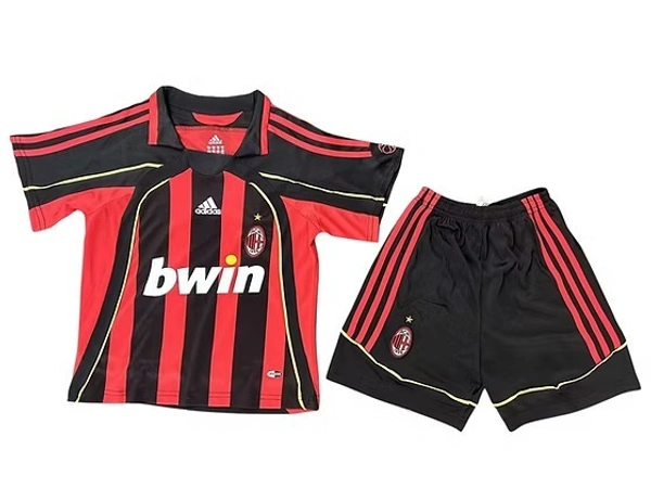 Retro AC Milan 2006 Home Kit Fan Edition With Short - M