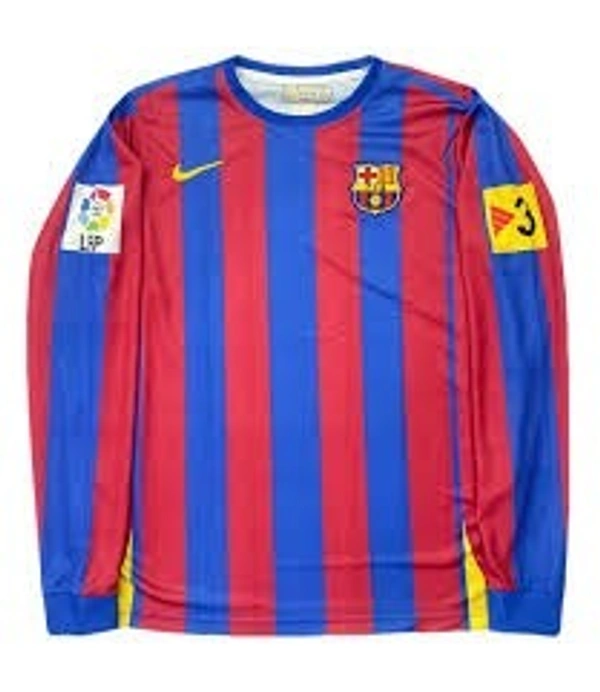 Retro Barcelona 2005-06 Home Full Sleeve Jersey - M