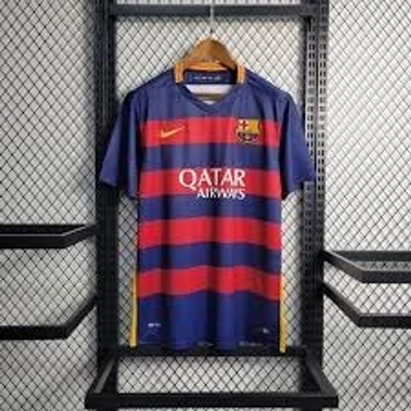 Retro FC Barcelona 15/16 Home Kit Fan Edition With Short - M