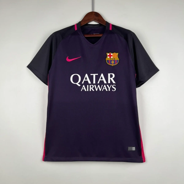 Retro FC Barcelona 16/17 Away Jersey Half Sleeve - XL