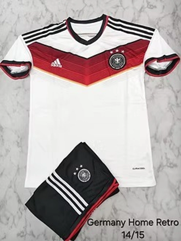 Retro Germany 2014 World Cup Home Kit Fan Edition With Short - S