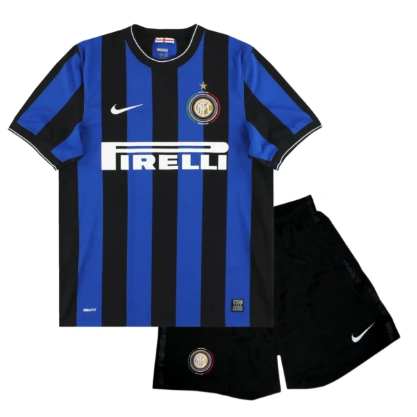 Retro Inter Milan 2009/10 Home Kit Fan Edition With Short - S