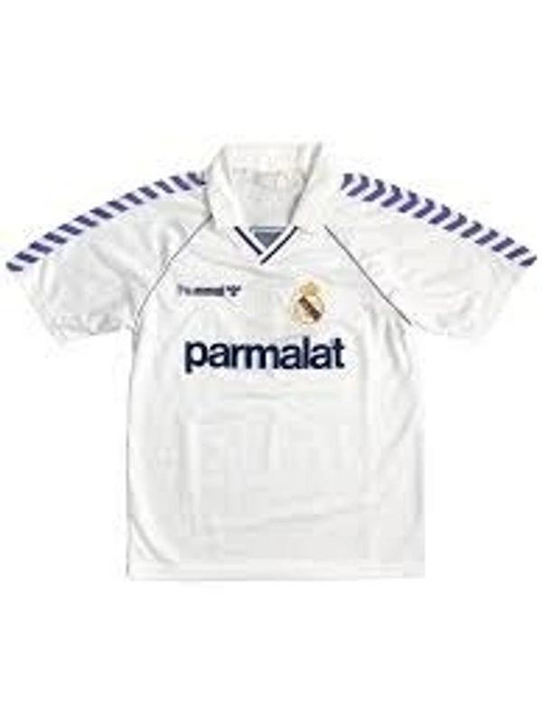 Retro Madrid 1988-89 Home Jersey Half Sleeve - XL