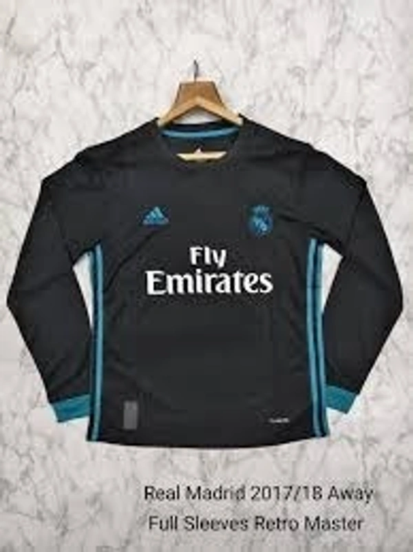 Retro Madrid 2017-18 Away Full Sleeve - M