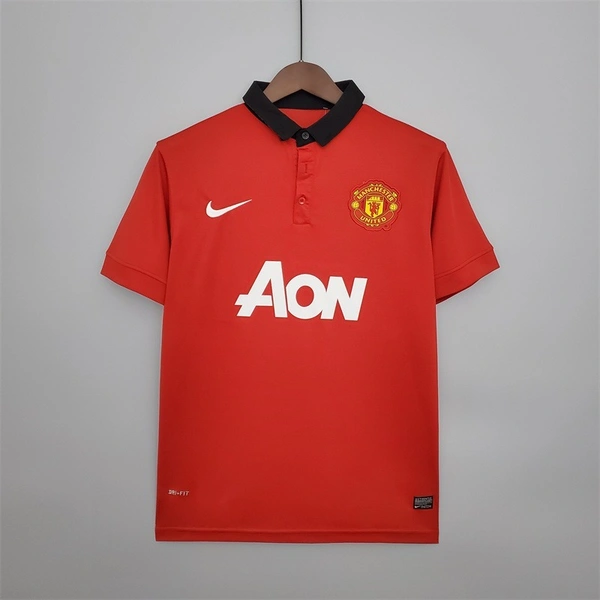 Retro Manchester United 13/14 Home Half Sleeve - S