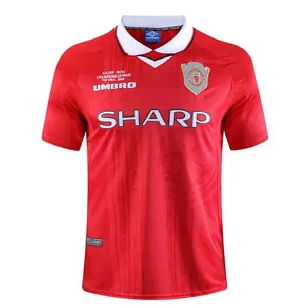 Retro Manchester United 1999 UEFA Final Jersey Half Sleeve - L