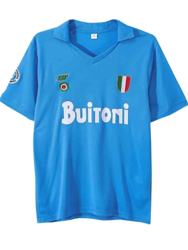 Retro Napoli Home 1987-88 Season Maradona Kit - M