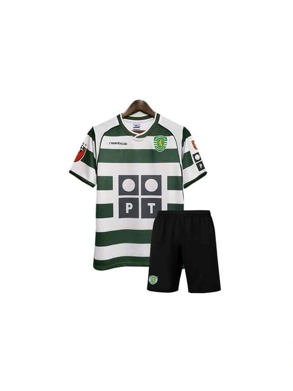 Retro Sporting Lisbon 01/03 Home Fan Edition With Short - S