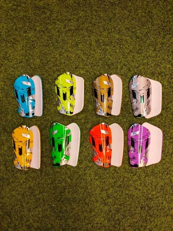 Small Size Shin Guards Graphics Design (1 Pis) - Red,Pirate Gold,Purple,Gray,Yellow,Green,Blue