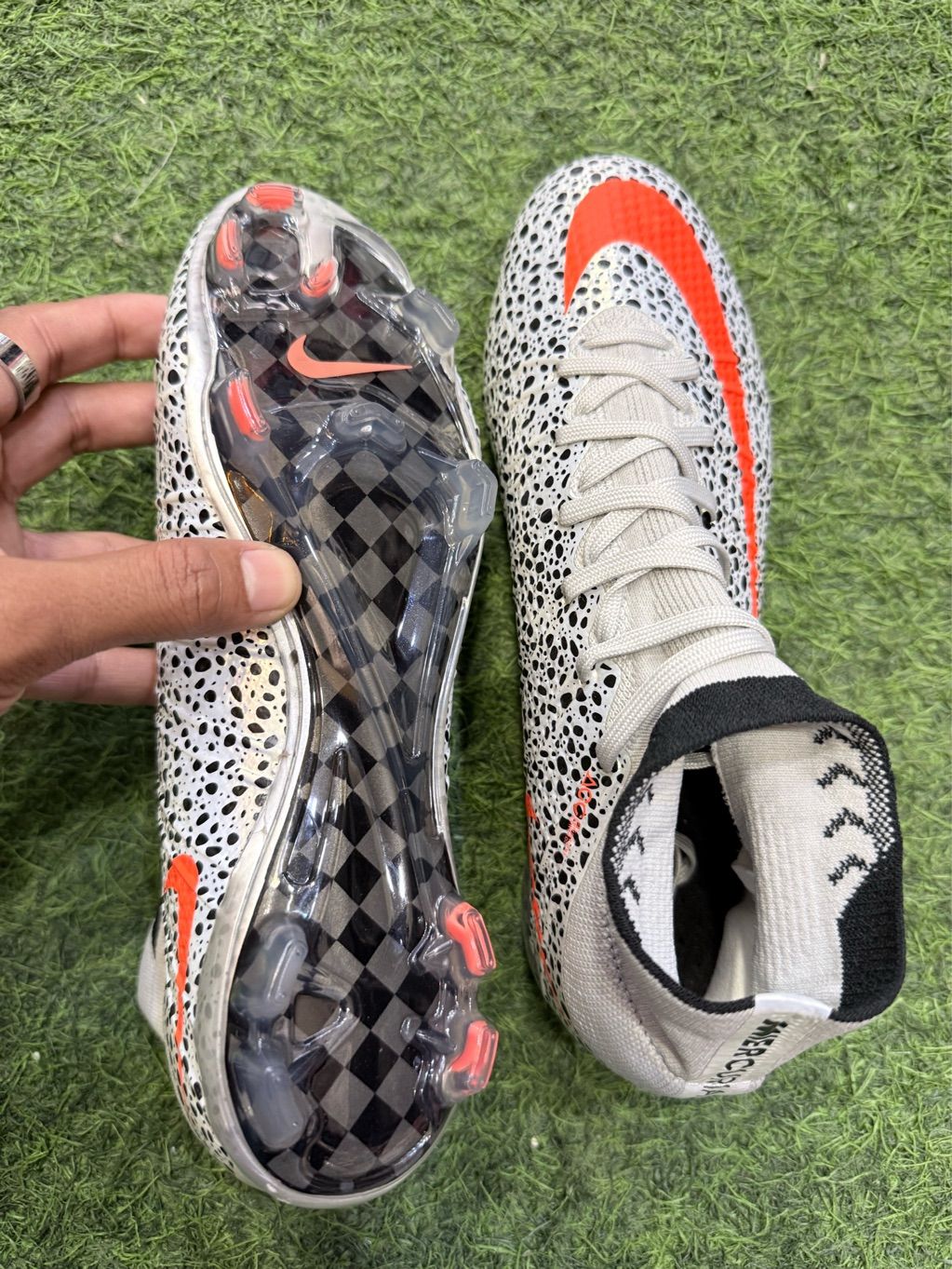 Mercurial Superfly 7 Elite CR7 Safari, featuring an iconic safari