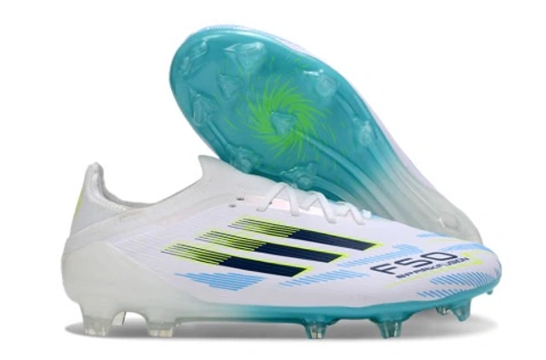 F50 Elite White Blue Colour FG Without Lace