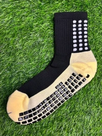 Football Grip Socks (1 Pair) - Sky-blue,Green,Red,Black,Purple,White