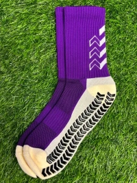 Football Grip Socks (1 Pair) - Sky-blue,Green,Red,Black,Purple,White