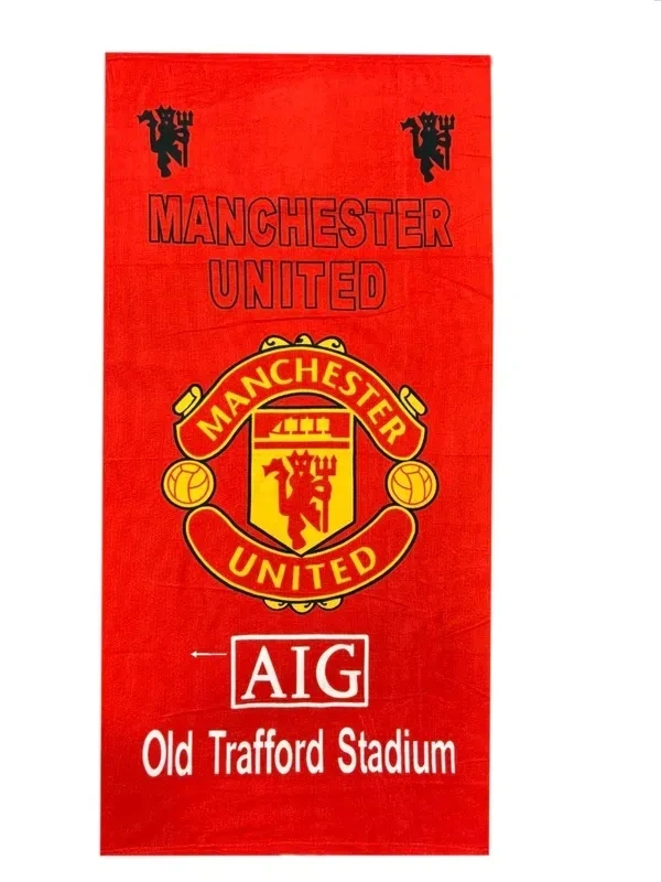 Manchester United Logo Printed Premium Quality Towel (55*23 In)