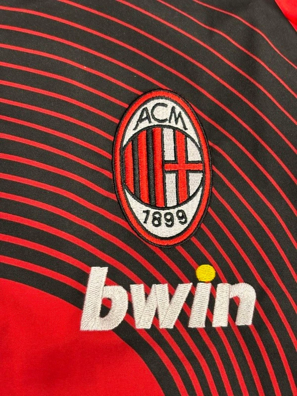 AC Milan Red And Black Colour Windbreaker - S