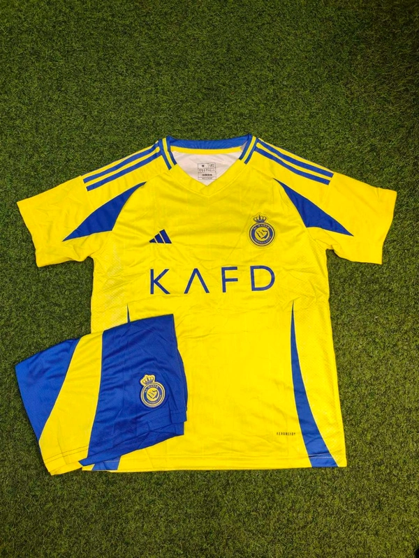 Al Nassr Home Yellow Colour Fan Edition Set - L