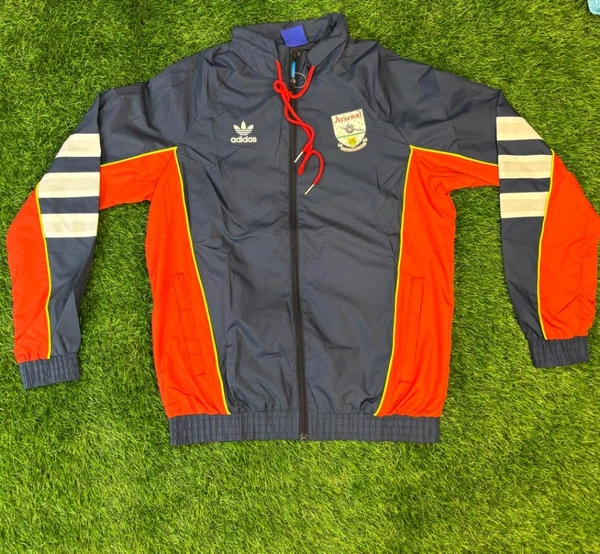 Arsenal Retro Track Jacket Navy Blue Colour - XL