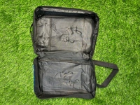 Black Blue Colour Boot And Kit Side Bag