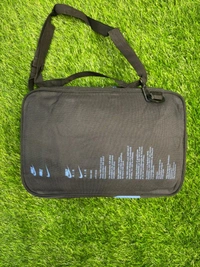 Black With Blue Colour Boot And Kit Side Bag