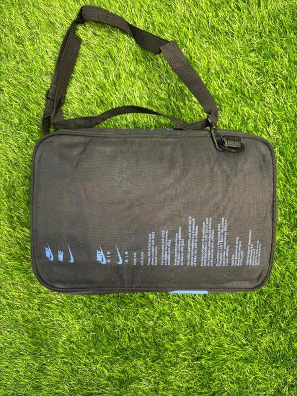 Black With Blue Colour Boot And Kit Side Bag