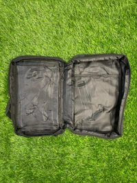 Black With Blue Colour Boot And Kit Side Bag