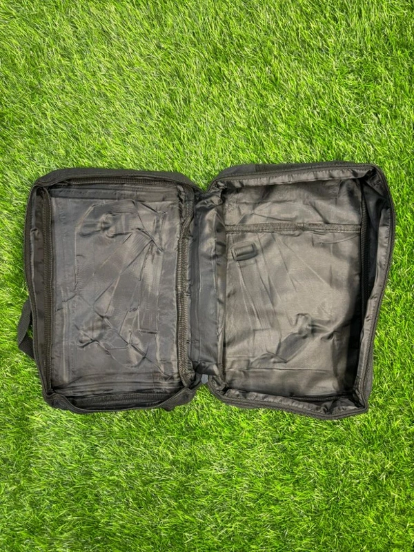 Black With Blue Colour Boot And Kit Side Bag