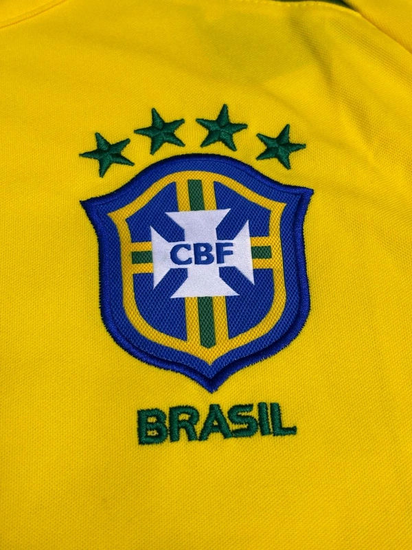 Brazil 2002 World Cup Home Retro Jersey - S