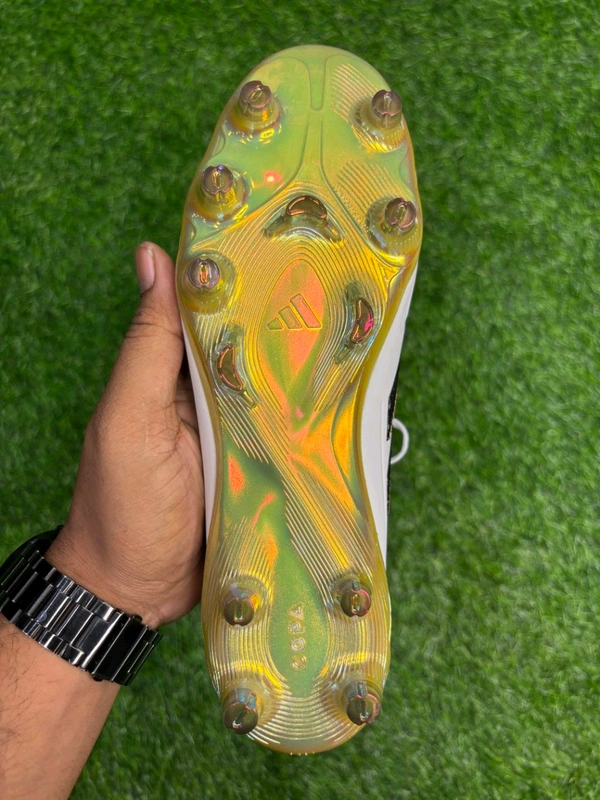 Copa Pure 3 Elite White & Green With Lace FG - 6.5