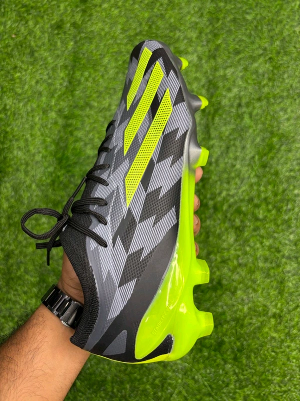 CrazyFast Black Green Colour Low-top FG - 8