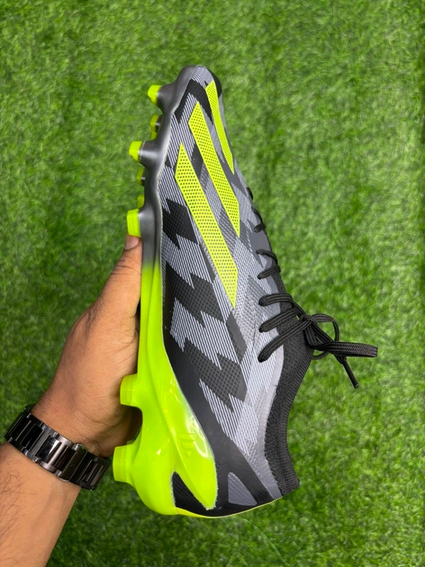 CrazyFast Black Green Colour Low-top FG - 8