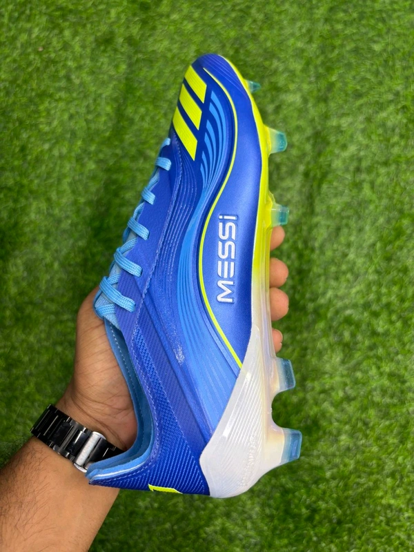 F50 Elite Messi Pro Blue Colour FG With Lace - 6.5