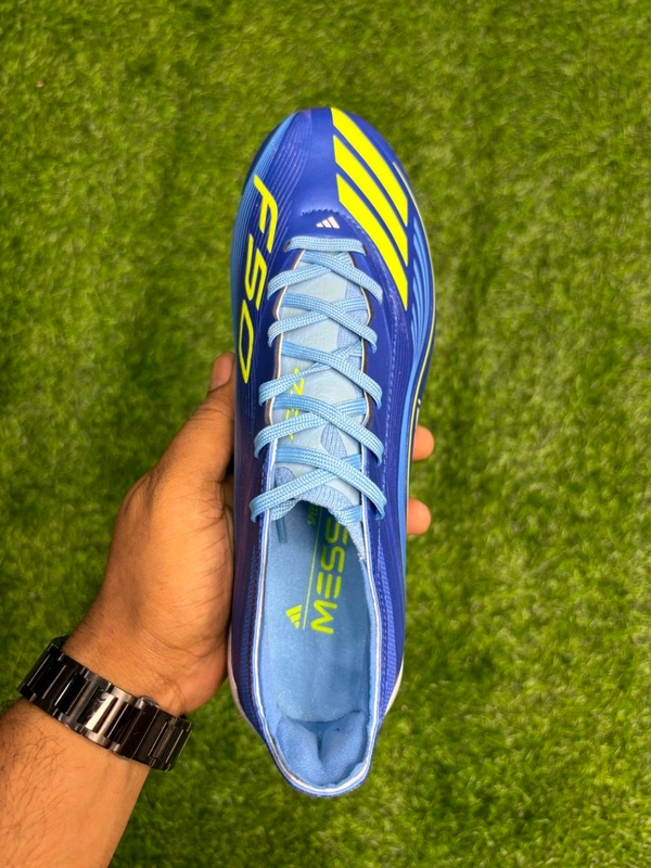 F50 Elite Messi Pro Blue Colour FG With Lace - 6.5
