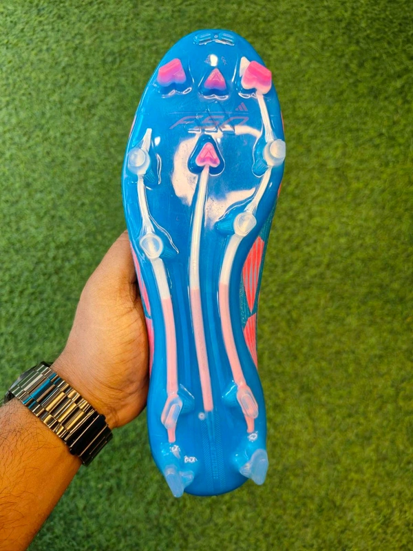 F50 Elite Multi Ground Pink And Blue Colour With Less - 7.5