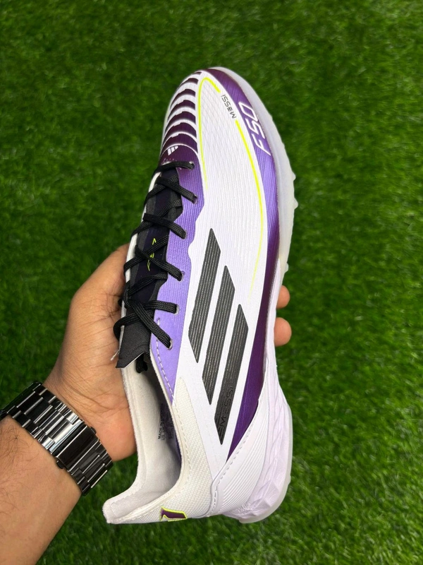 F50 Messi Edition White Astro/Turf Boot With Lace - 6.5