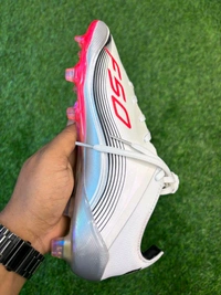 F50 Messi Edition White FG With Lace - 7.5