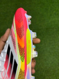 F50+ White And Orange Colour Mix With Lace - 9