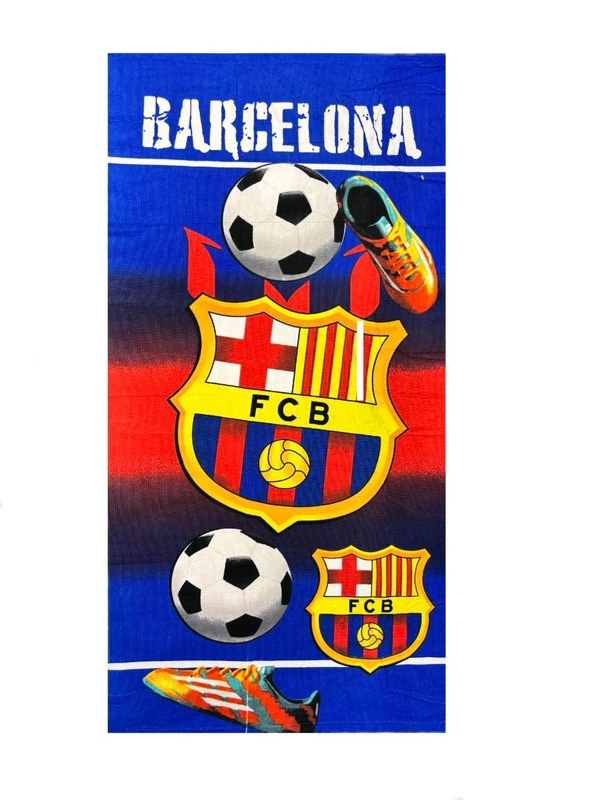 FC Barcelona Logo Printed Premium Quality Towel (55*23 In)