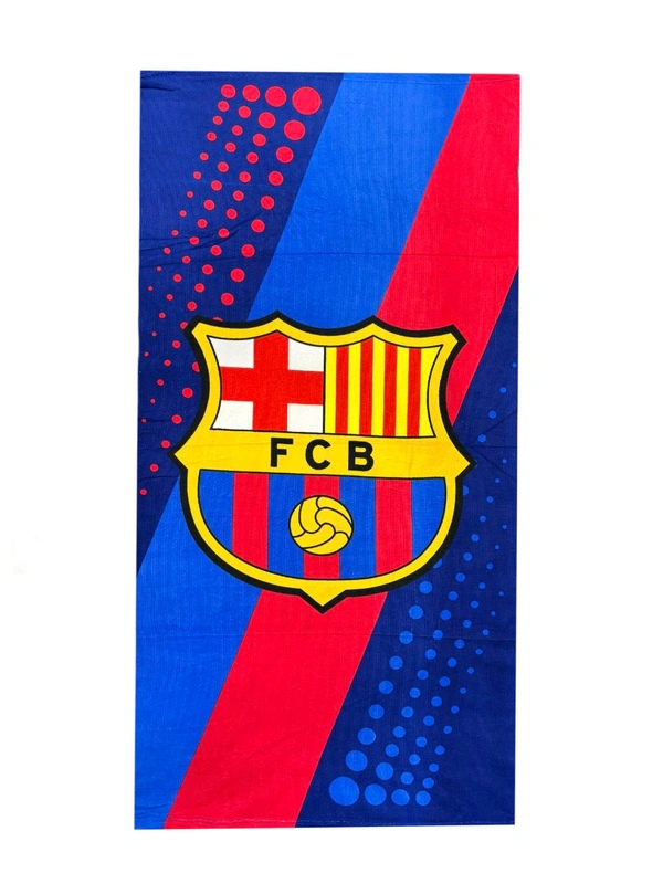FC Barcelona Logo Printed Premium Quality Towel (55*23 In)